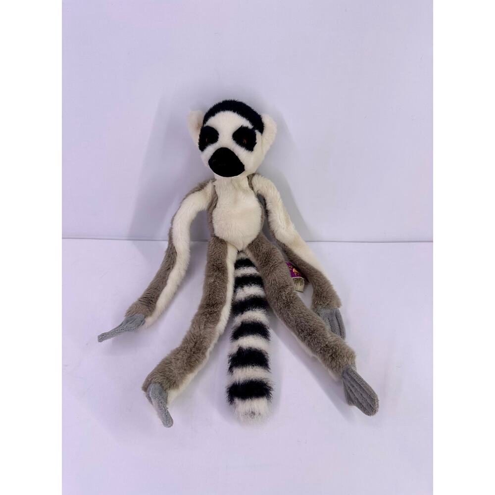Ring Tailed Lemur Stuffed Animal Plush Tangerine Press
